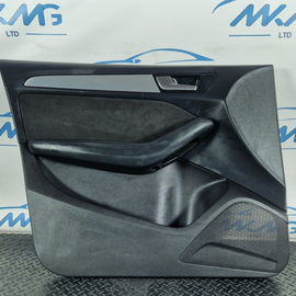 12-17 AUDI Q5 8R OEM FRONT LEFT N/S DOOR CARD PANEL ALCANTARA TRIM 4G2867103B