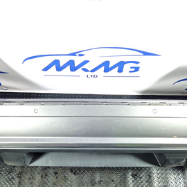 10-18 VW TOUAREG 7P GENUINE REAR BUMPER IN METEOR GREY METALLIC M7W