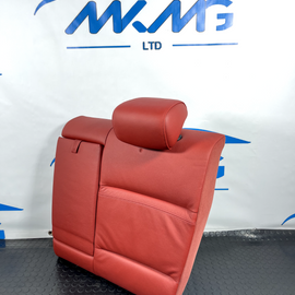 BMW 3-SERIES E92 LCI M-SPORT REAR LEFT LEATHER SEAT BACKREST IN RED & HEADREST