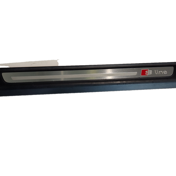 16-20 AUDI Q7 4M GENUINE S-LINE FRONT LEFT DOOR SILL SCUFF PLATE TRIM 4M0853373