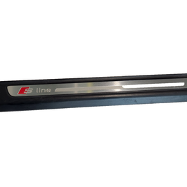 16-20 AUDI Q7 4M GENUINE S-LINE FRONT RIGHT DOOR SILL SCUFF PLATE TRIM 4M0853374