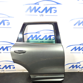 10-18 VW TOUAREG 7P GENUINE REAR RIGHT O/S DRIVER SIDE COMPLETE DOOR IN GREY M7W