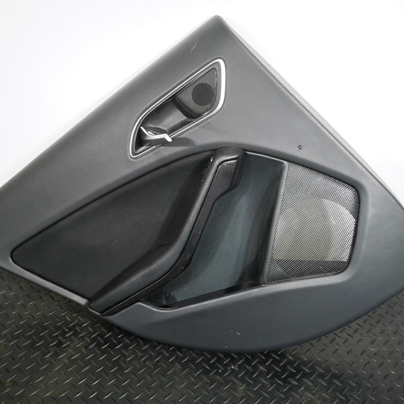 12-18 MERCEDES A-CLASS W176 GENUINE REAR LEFT N/S DOOR PANEL CARD BLACK