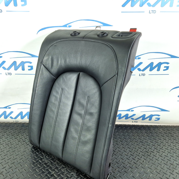 12-18 AUDI A6 C7 AVANT REAR LEFT N/S/R BLACK LEATHER BACKREST SEAT
