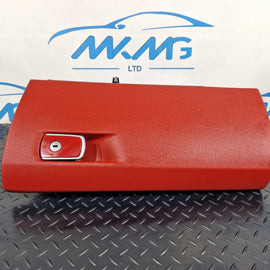 12-18 BMW 4 SERIES F36 M-SPORT RED LEATHER COMPLETE GLOVE BOX 9228284
