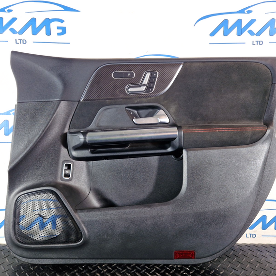 19-ON MERCEDES BENZ B CLASS W247 FRONT RIGHT DOOR CARD PANEL IN BLACK