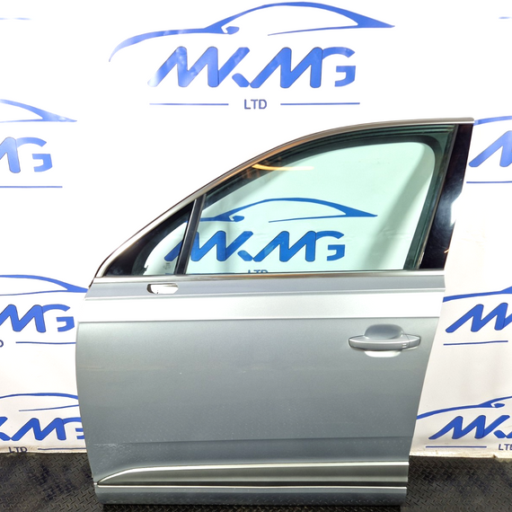 16-20 AUDI Q7 4M S-LINE GENUINE FRONT LEFT N/S COMPLETE DOOR FLORETT SILVER LZ7G