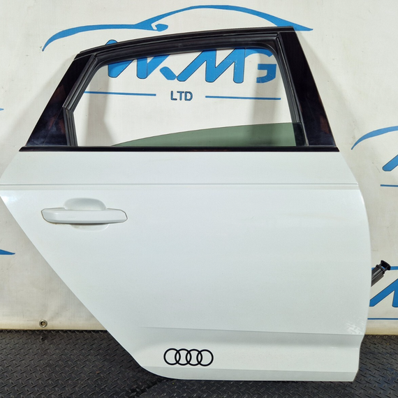 16-19 AUDI A4 B9 SALOON REAR RIGHT O/S DRIVER SIDE DOOR IN WHITE LS9R 8W5833052C