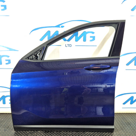 16-22 BMW X1 F48 FRONT GENUINE FRONT LEFT N/S/F COMPLETE DOOR IN BLUE C10