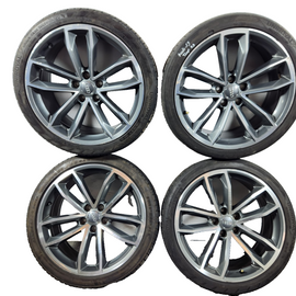 17-24 AUDI S5 F5 GENUINE COMPLETE SEAT OF ALLOY WHEELS X4 8W0601025DF 8.5JX19H2