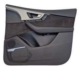16-20 AUDI Q7 4M OEM FRONT RIGHT ALCANTARA DOOR CARD PANEL COVER 4M2867106