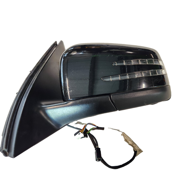 16-19 MERCEDES GLE W166 OEM LEFT N/S POWER FOLD WING MIRROR + CAMERA BLACK 197