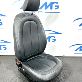 16-22 BMW X1 F48 GENUINE FRONT LEFT PASSENGER SIDE BLACK LEATHER SEAT (HEATED)