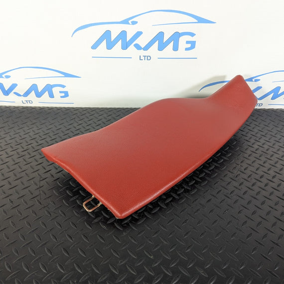 14-16 BMW 2 SERIES F22 REAR LEFT N/S SEAT BOLSTER PANEL RED LEATHER 7320251