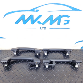 12-18 BMW 3 SERIES F30 LCI GENUINE INTERIOR ROOF GRAB HANDLE SET BLACK