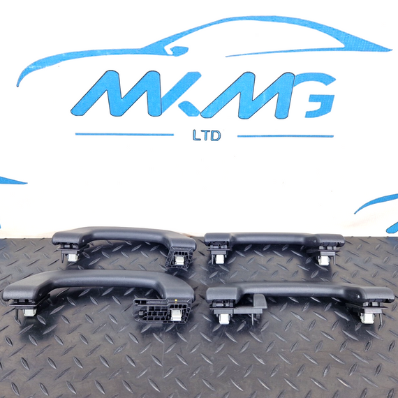 12-18 BMW 3 SERIES F30 LCI GENUINE INTERIOR ROOF GRAB HANDLE SET BLACK