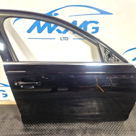 12-18 AUDI A6 C7 FRONT RIGHT O/S/R COMPLETE DOOR IN BRILLIANT BLACK LY9B