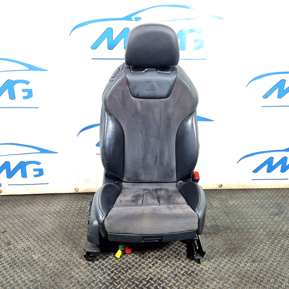 16-24 AUDI A5 F5 SEAT FRONT DRIVER SIDE RIGHT HALF LEATHER CONVERTIBLE