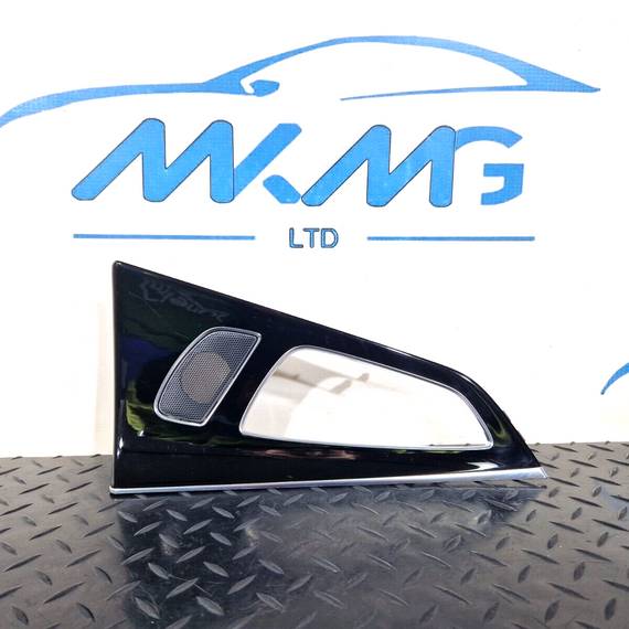 10-18 AUDI A7 4G S-LINE REAR LEFT DOOR INTERIOR HANDLE SURROUND TRIM 579160185