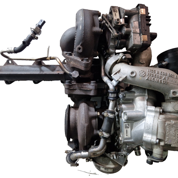 11-18 BMW 6 SERIES F13 3.0 DIESEL N57D30A TWIN TURBOCHARGER 8508092 8508091