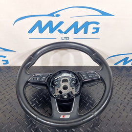 16-23 AUDI S5 COUPE GENUINE MULTIFUNCTION LEATHER STEERING WHEEL WITH PADDLES