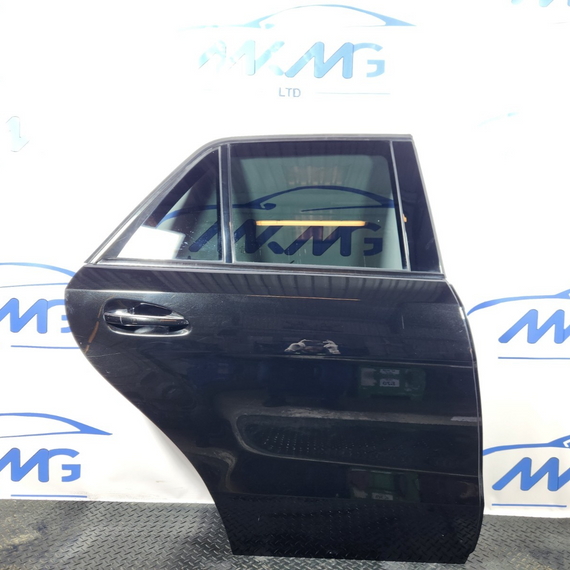 16-19 MERCEDES BENZ GLE W166 GENUINE REAR RIGHT O/S/R COMPLETE DOOR IN BLACK 197
