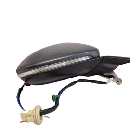 VW GOLF MK7-MK7.5 GENUINE FRONT RIGHT O/S COMPLETE WING MIRROR IN GREY