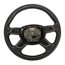 12-18 AUDI A6 C7 GENUINE LEATHER MULTIFUNCTION STEERING WHEEL 4G0419091M