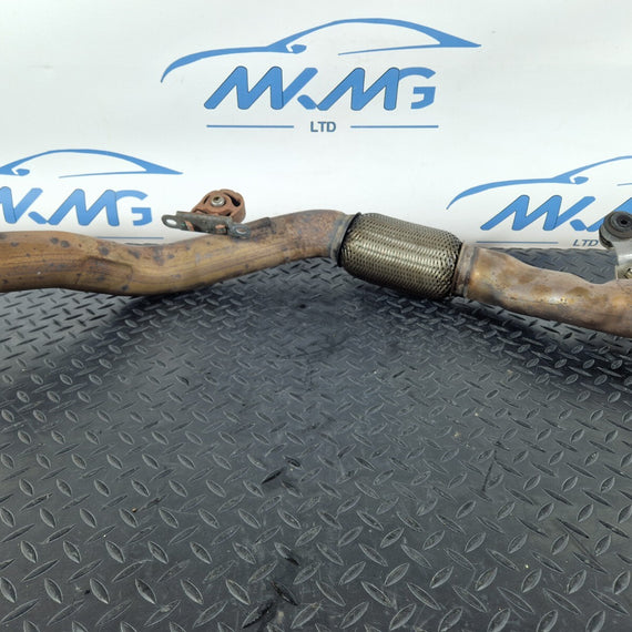 15-18 AUDI A7 4G GENUINE OEM FRONT EXHAUST PIPE 4G0253350H