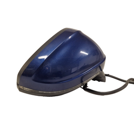 16-19 AUDI A4 B9 GENUINE FRONT RIGHT DRIVER O/S WING MIRROR IN BLUE LX5Q