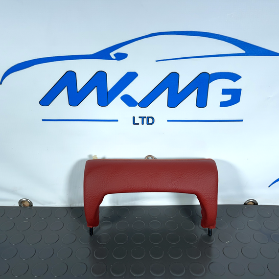 2010 BMW 3-SERIES E92 LCI REAR SEAT LOWER PADDING COVER RED LEATHER 7256639