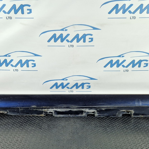 10-17 AUDI A8 4H RIGHT O/S LOWER SILL SKIRT COVER TRIM IN BLUE 4H0853860D