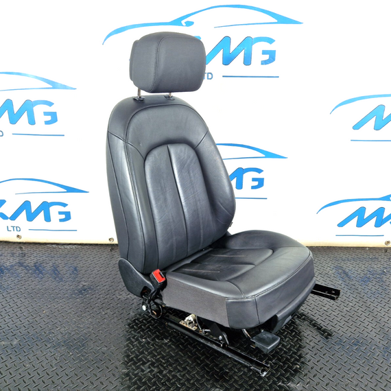 12-18 AUDI A6 C7 OEM FRONT LEFT PASSENGER SIDE SEAT LEATHER 8T0881545 8K0882601B