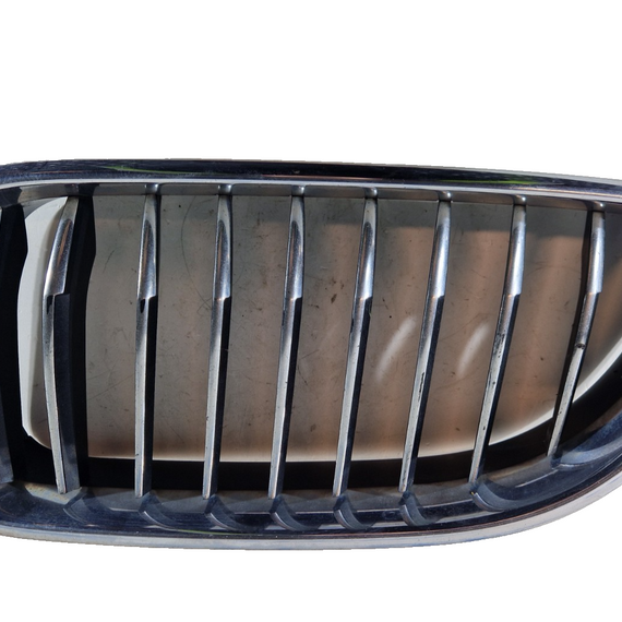 11-18 BMW 6 SERIES F13 LEFT N/S PASSENGER SIDE FRONT KIDNEY GRILL 7212849