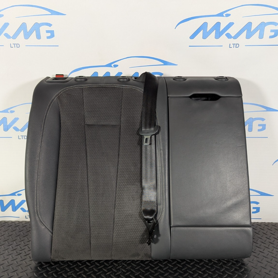 16-19 AUDI A4 B9 S-LINE OEM REAR RIGHT SIDE O/S BLACK HALF LEATHER SEAT BACKREST