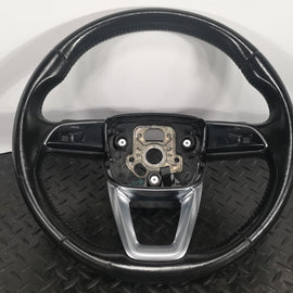 16-19 AUDI A4 B9 S-LINE MULTIFUNCTION BLACK LEATHER STEERING WHEEL 8W0419091