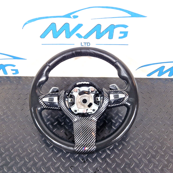 12-18 BMW 3 SERIES F30 F31 M SPORT STEERING WHEEL MULTIFUNCTION 7850414