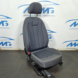 16-19 AUDI A4 B9 FRONT LEFT N/S GENUINE COMPLETE CLOTH SEAT WITH HEADREST