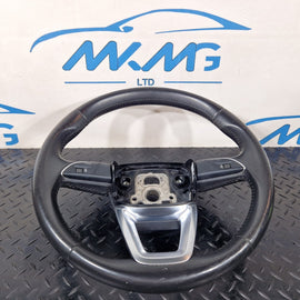 16-19 AUDI A4 B9 GENUINE MULTIFUNCTIONAL LEATHER STEERING WHEEL 8W0419091AS