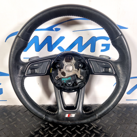 16-19 AUDI A4 B9 S-LINE MULTIFUNCTION STEERING WHEEL & PADDLE SHIFT 8W0419091M
