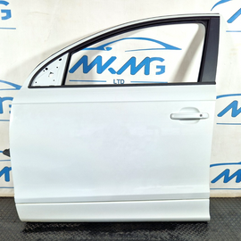 10-15 AUDI Q7 4L GENUINE FRONT LEFT N/S PASSENGER COMPLETE DOOR WHITE S9R