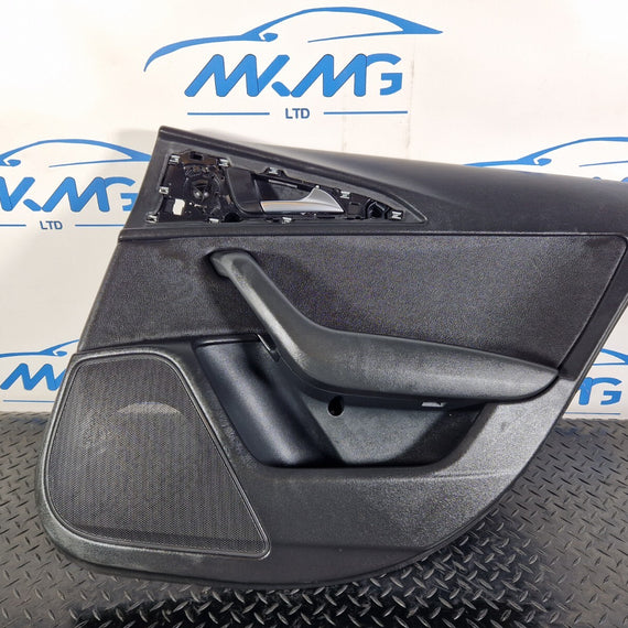12-18 AUDI A6 C7 REAR RIGHT SIDE DOOR PANEL CARD 4G0867306A 4G0867222A