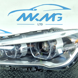 16-22 BMW X1 F48 GENUINE FRONT LEFT N/S COMPLETE HEADLIGHT 7472221 (DAMAGED)