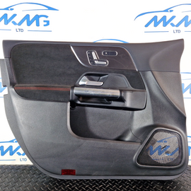 19-ON MERCEDES BENZ B CLASS W247 FRONT LEFT PASSENGER DOOR CARD PANEL IN BLACK