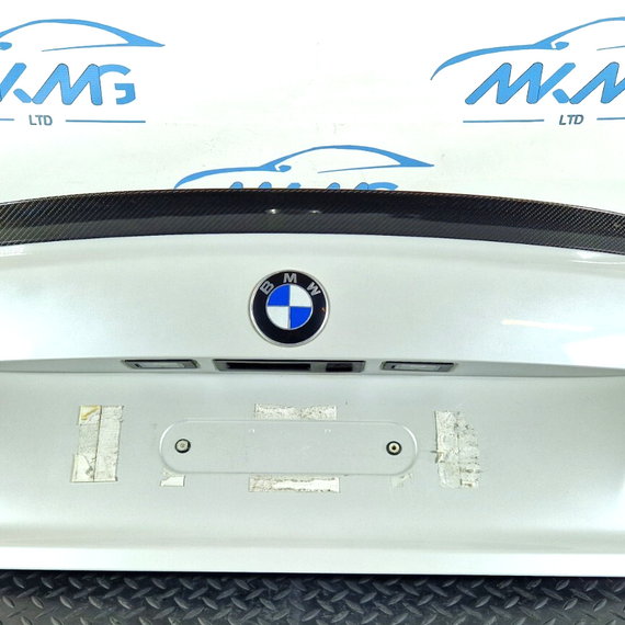 14-16 BMW 2 SERIES F22 GENUINE COMPLETE BOOTLID/TAILGATE IN WHITE A96