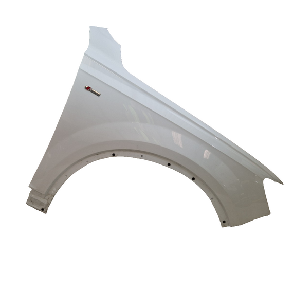 16-20 AUDI Q7 4M FRONT RIGHT SIDE O/S WING FENDER PANEL IN WHITE 0Q / C9A