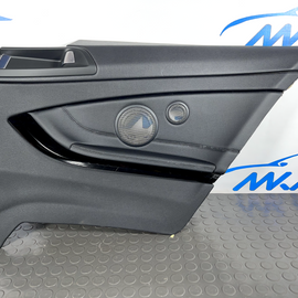 BMW 4 SERIES F32 REAR RIGHT BLACK LEATHER DOOR PANEL (H/K COVER) 7302762