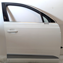 16-20 AUDI Q7 4M GENUINE FRONT RIGHT DRIVER O/S COMPLETE DOOR PURE WHITE LC9A