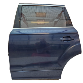 10-15 AUDI Q7 4L GENUINE REAR LEFT N/S/R COMPLETE DOOR IN BLUE (DAMAGED)