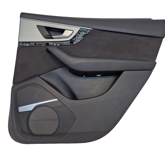16-20 AUDI Q7 4M REAR RIGHT DOOR CARD PANEL TRIM ALCANTAR COVER 4M0867306
